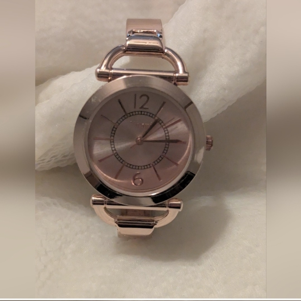 NWT Rose Gold Women's Cuff Watch
